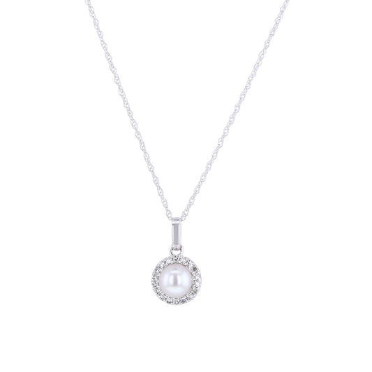 Popsicle Pearl & Diamond Necklace