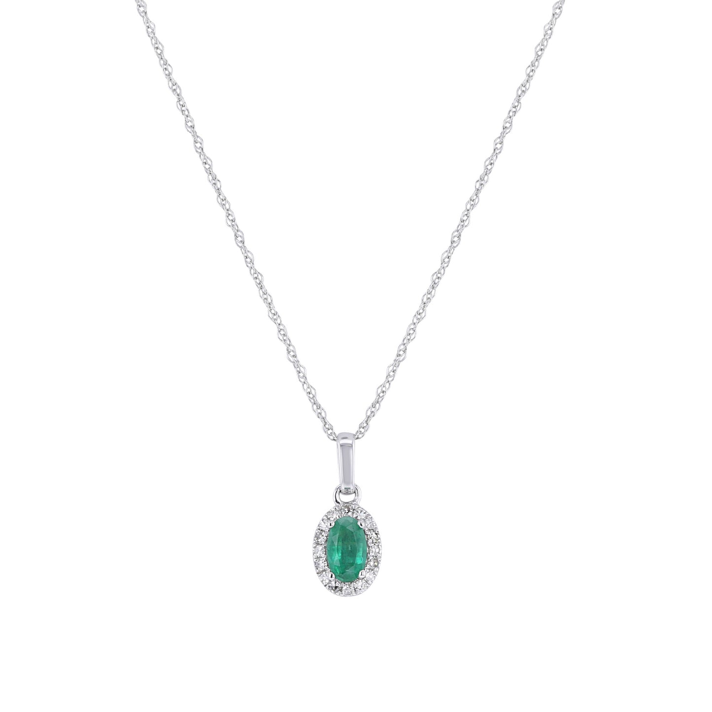 Popsicle Emerald & Diamond Necklace