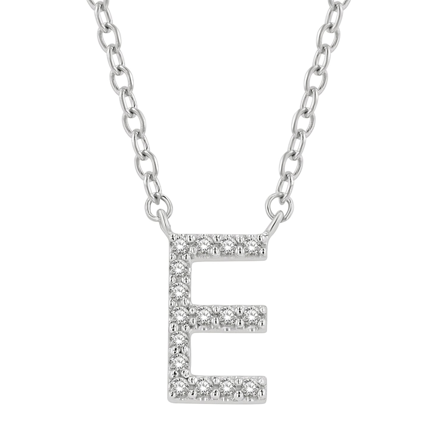 Classic Initial Diamond Necklace