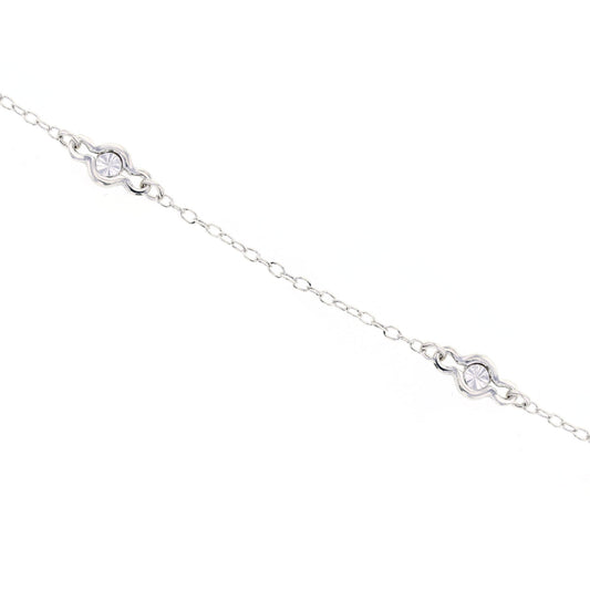 Silver Mirage Station Anklet