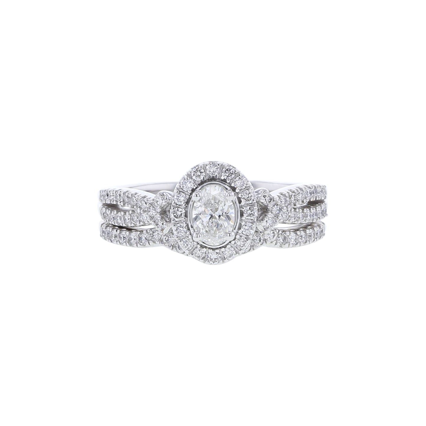 Aster Curved Diamond Wedding Ring