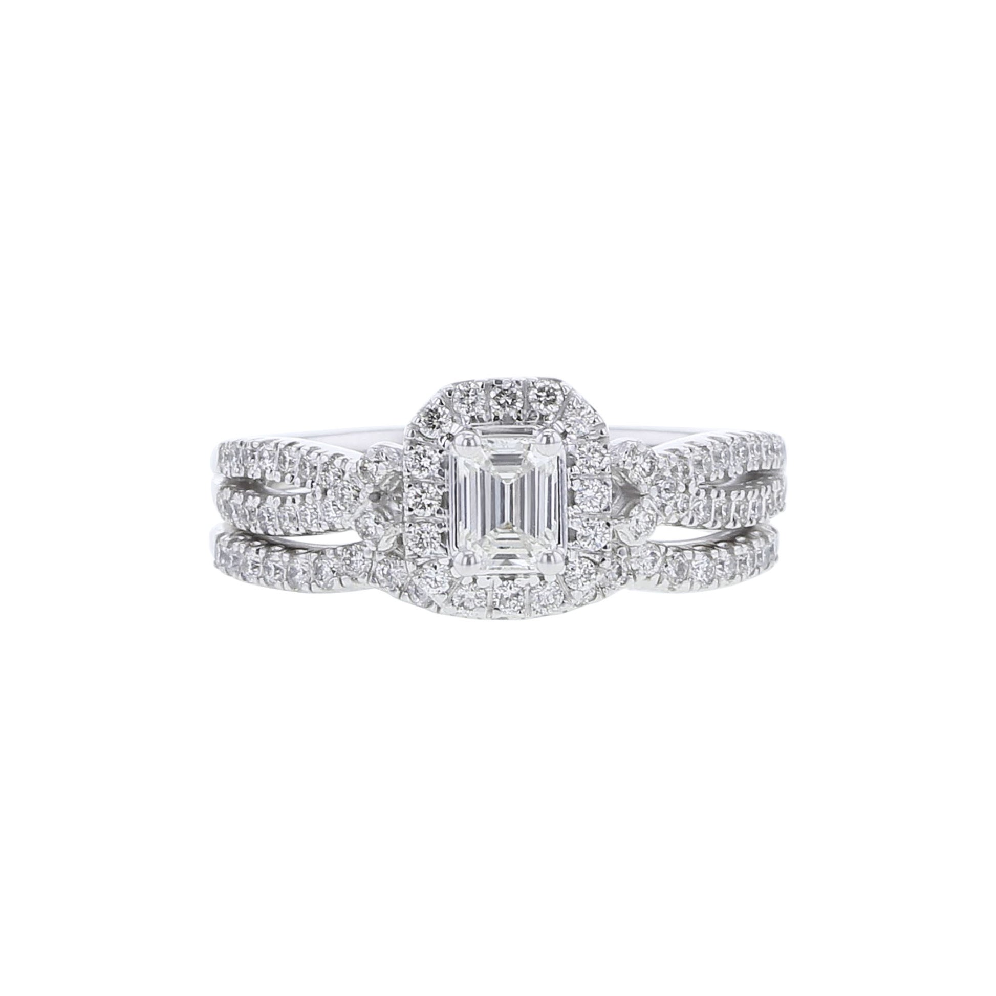 Aster Curved Diamond Wedding Ring