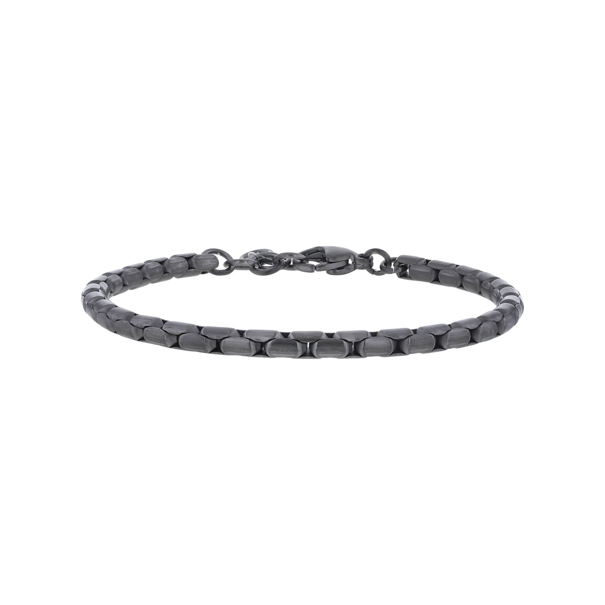 Benicio Stainless Steel Box Chain Bracelet