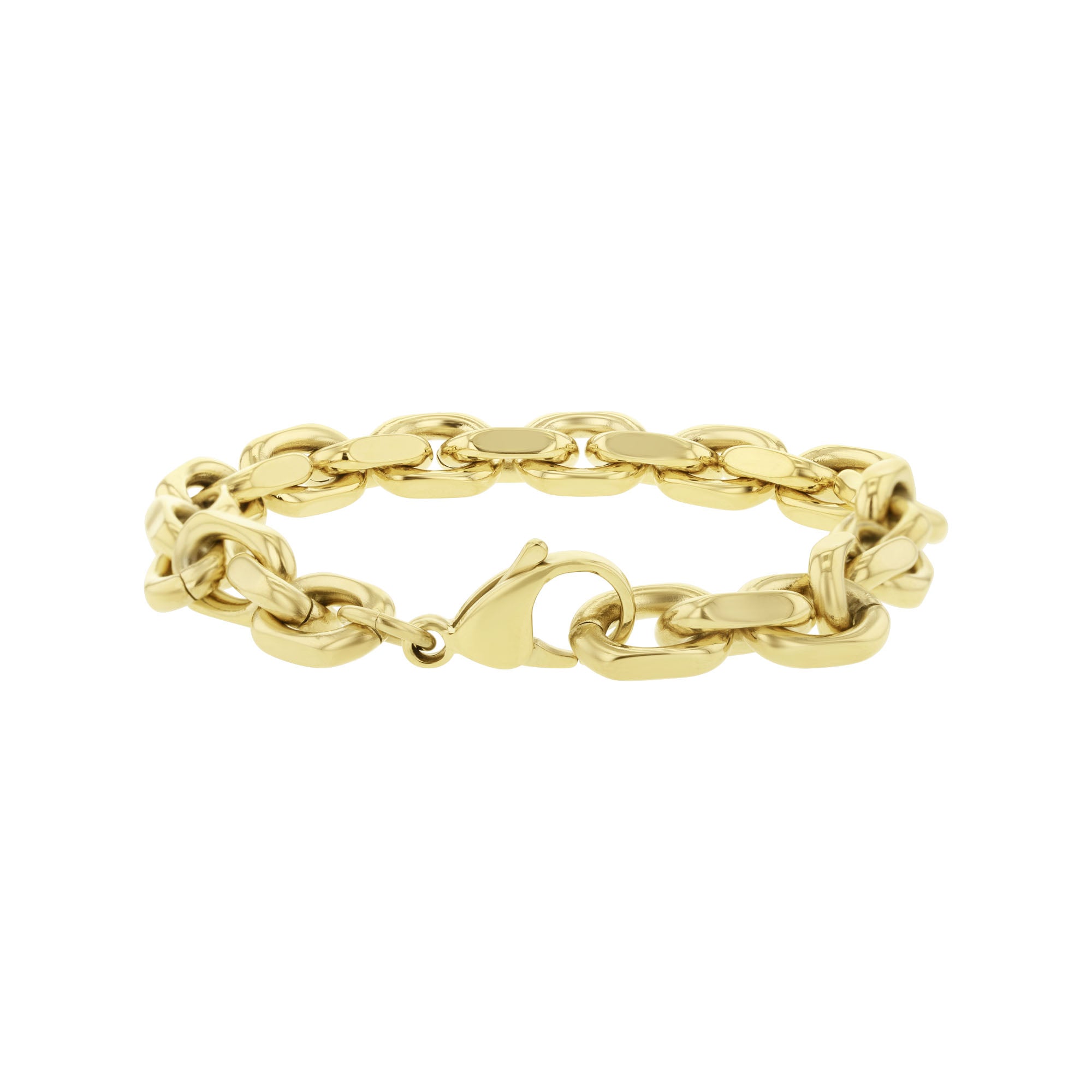 Neptune Stainless Steel Anchor Link Chain Bracelet