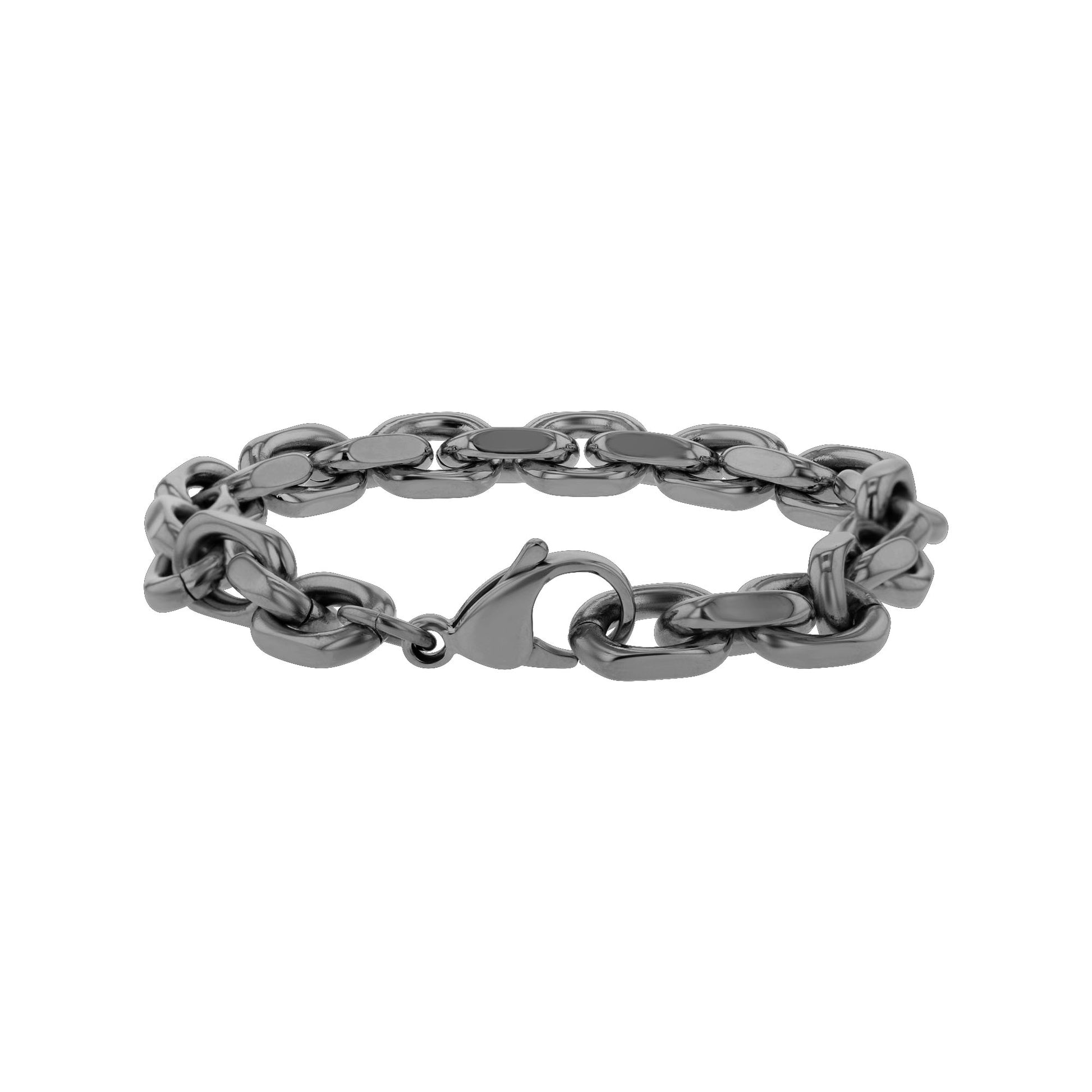 Neptune Stainless Steel Anchor Link Chain Bracelet