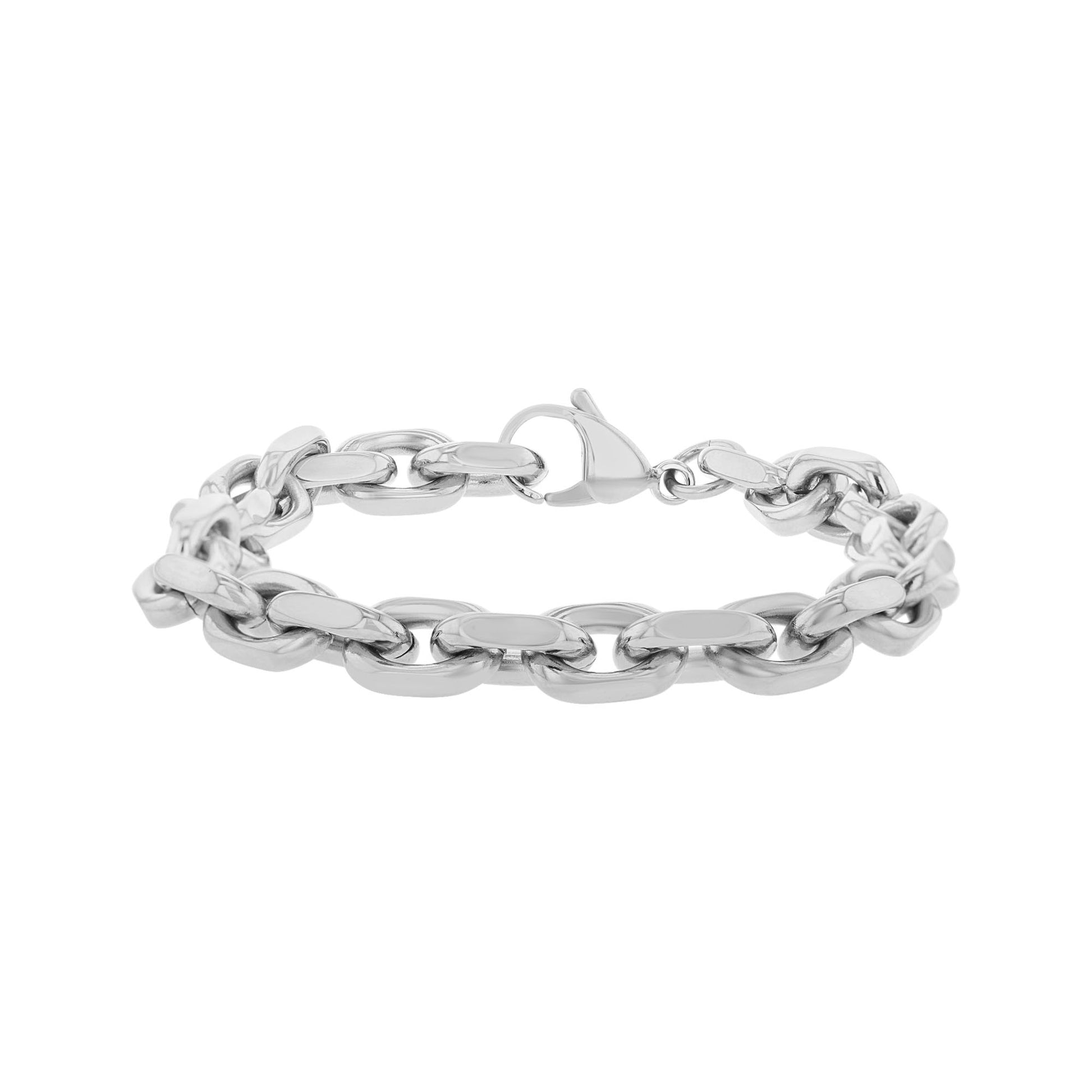 Neptune Stainless Steel Anchor Link Chain Bracelet