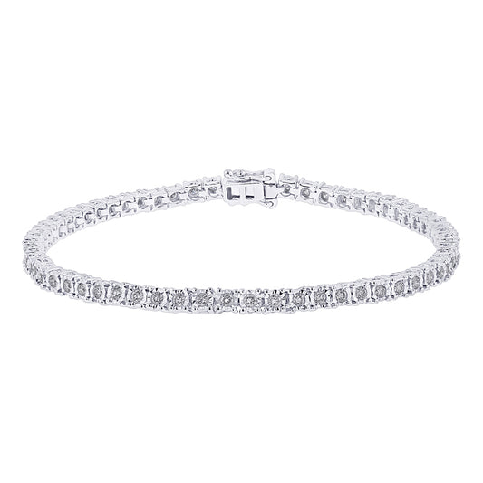 Mirage Diamond Tennis Bracelet 1ct