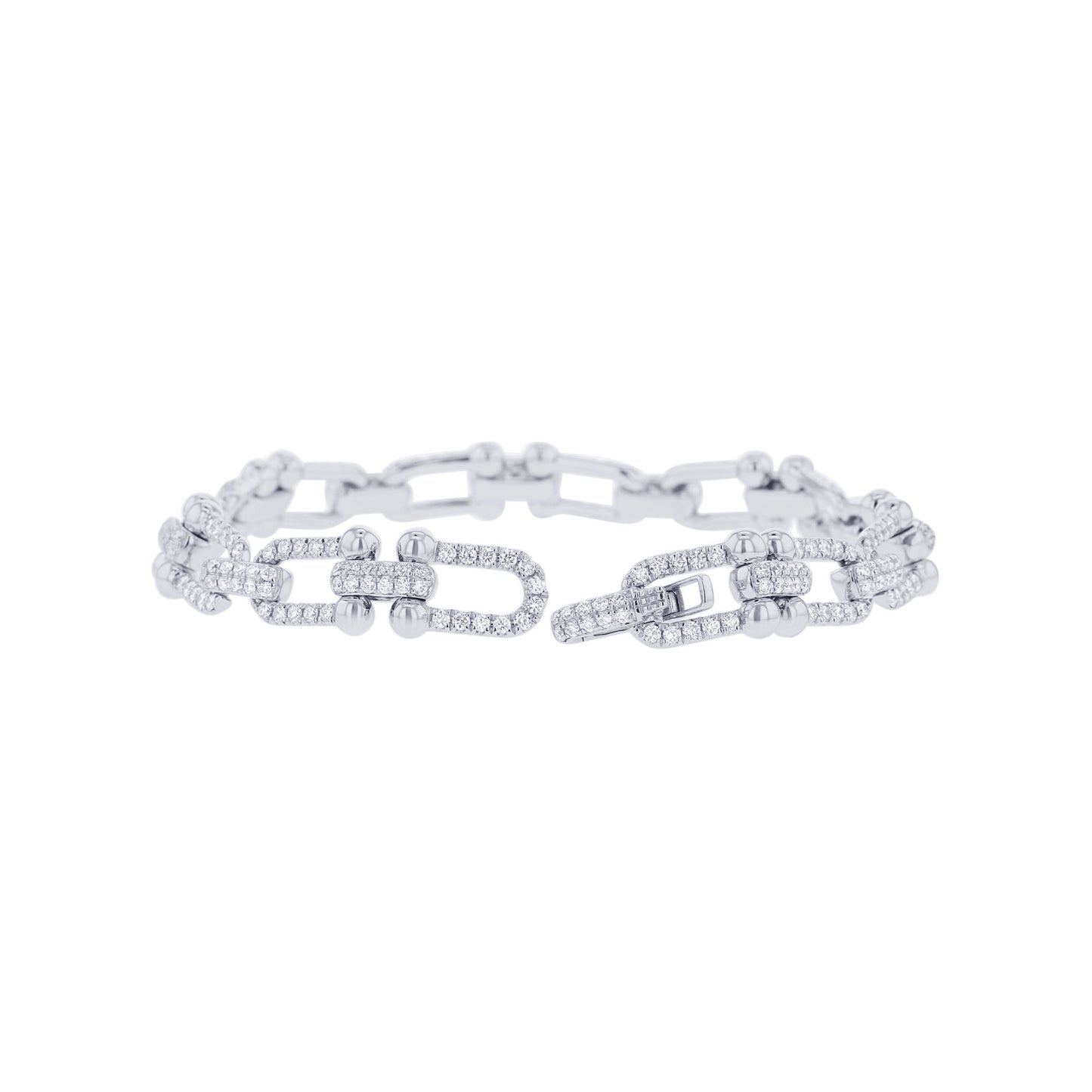 Deluxe Link Diamond Tennis Bracelet