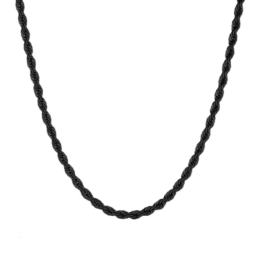 Carson Stainless Steel Rope Chain Necklace