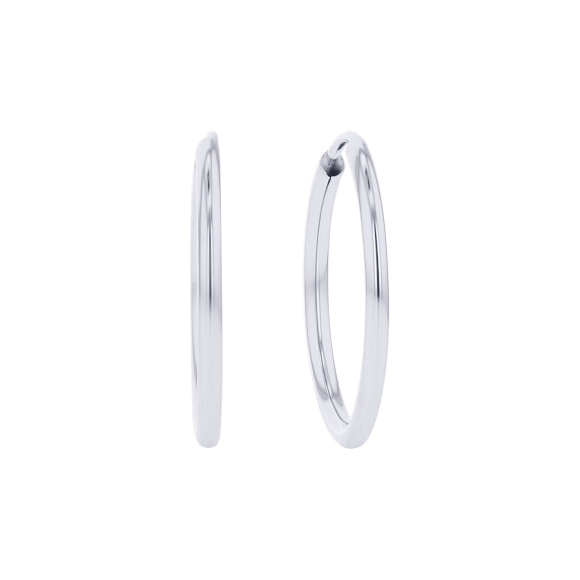 Chatham Gold Hoop Earrings - 15mm