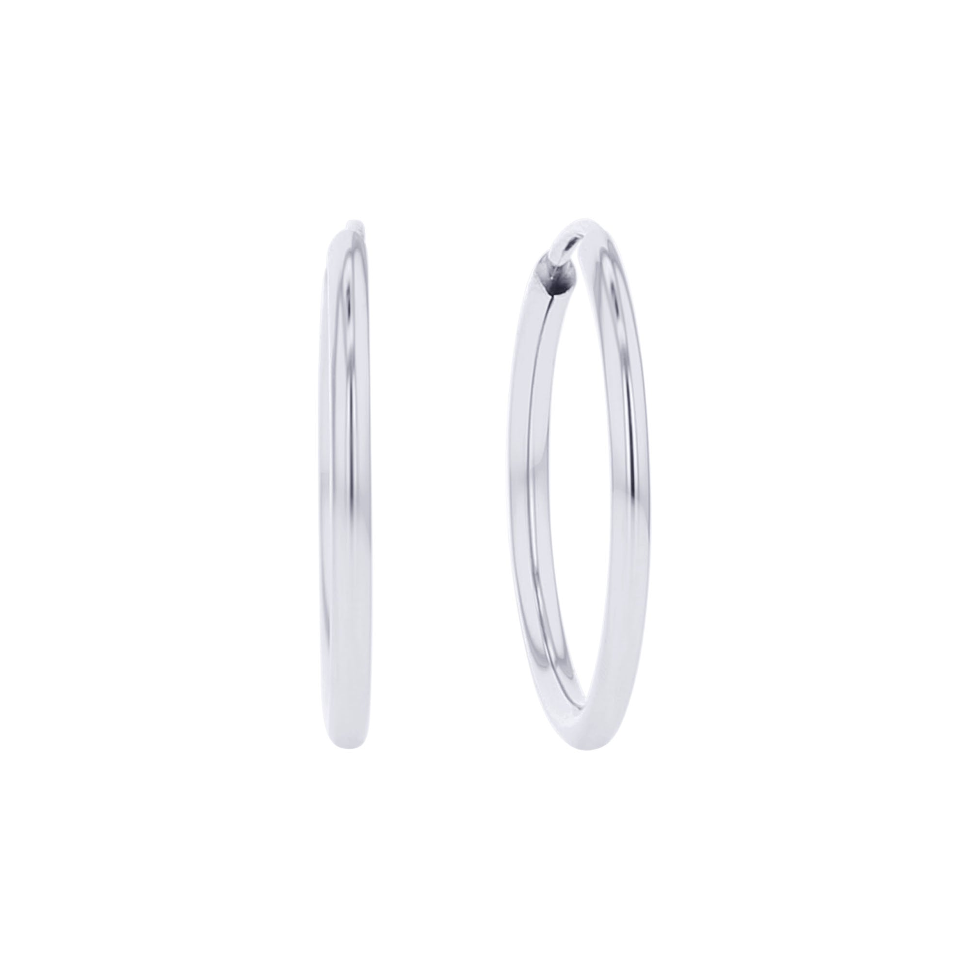 Chatham Gold Hoop Earrings - 15mm