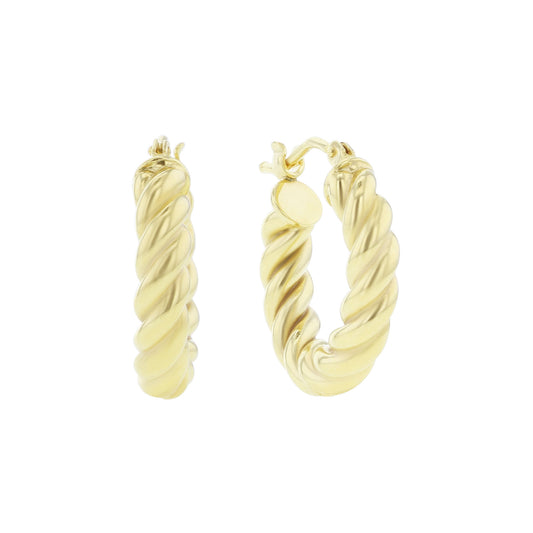 Barcelona Gold Hoop Earrings