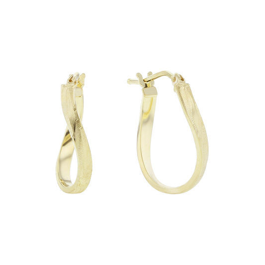 Palermo Gold Hoop Earrings