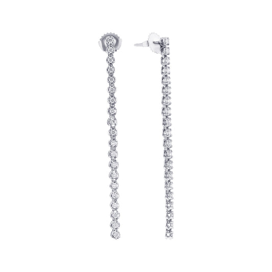 Lovely Falls Diamond Drop Earrings