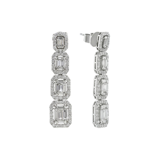 Windsor Diamond Drop Earrings