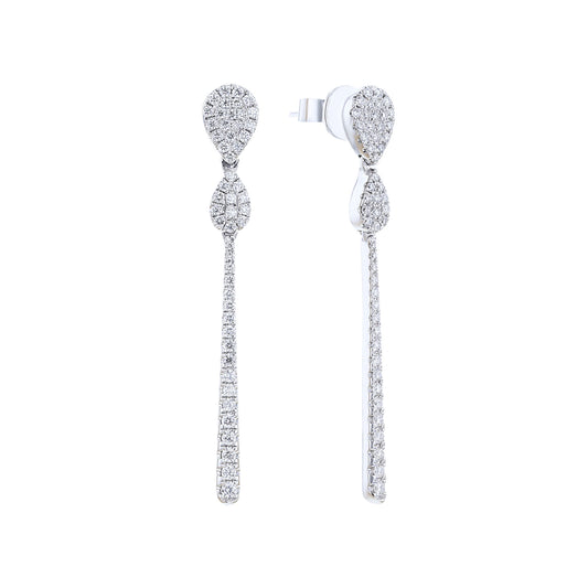 Presley Diamond Drop Earrings