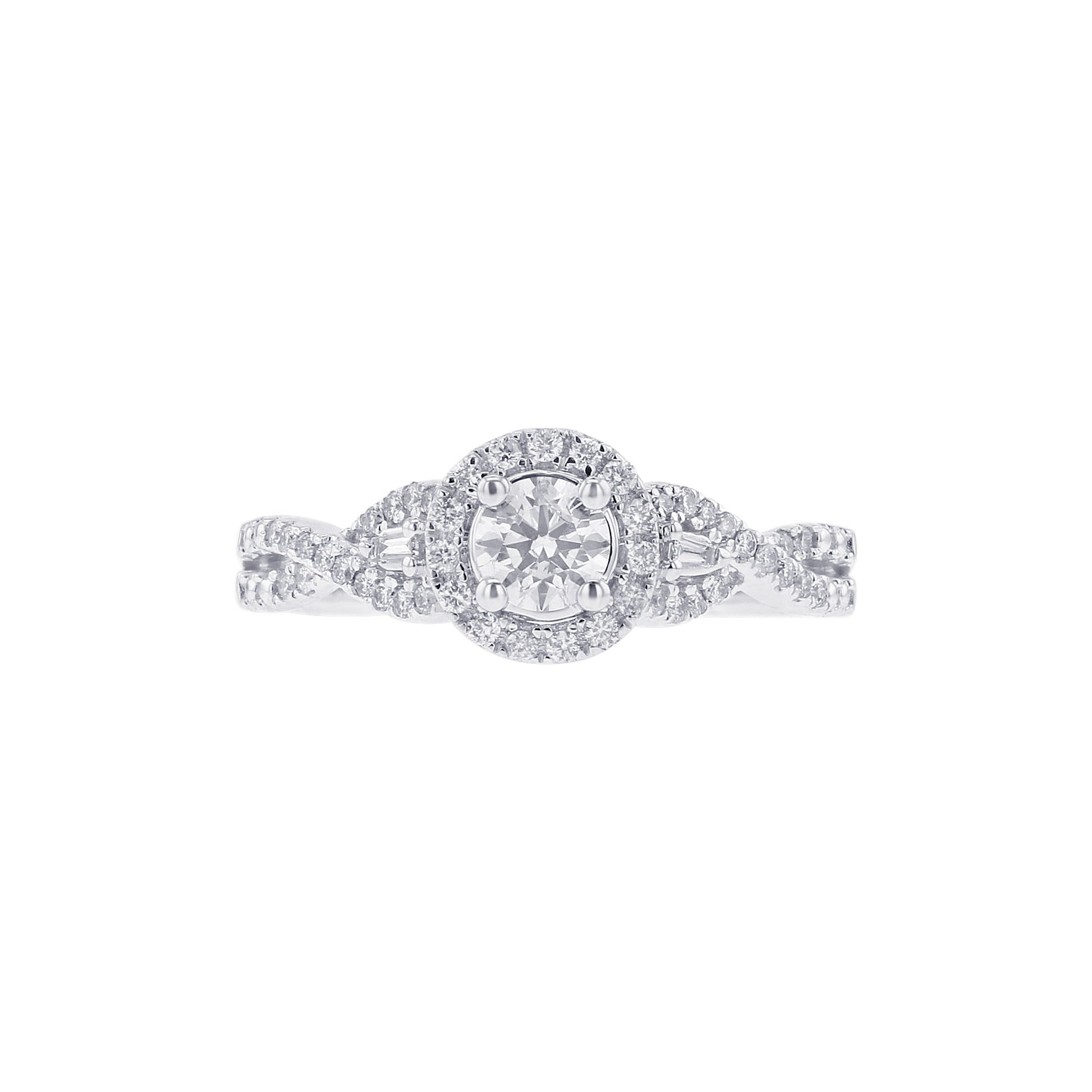 Delphine Round Ready for Love Diamond Engagement Ring