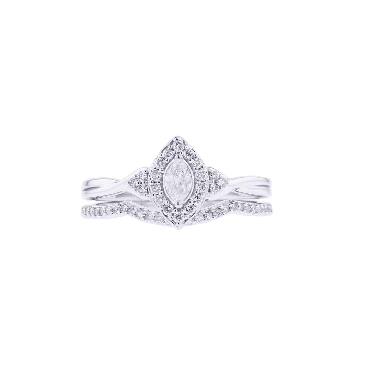 Timeless Twist Ready for Love Diamond Bridal Set