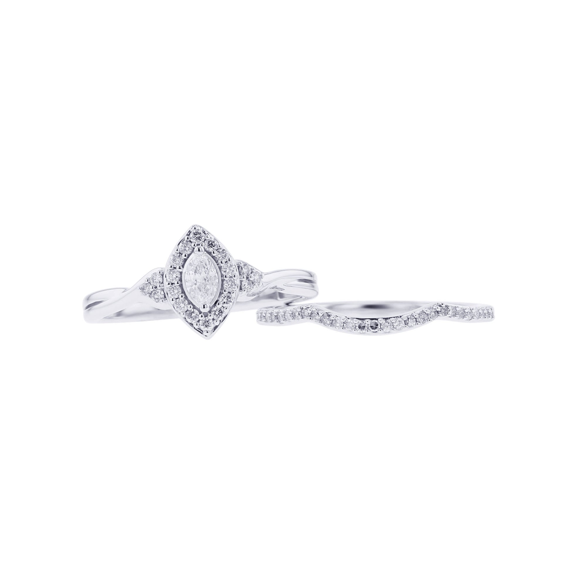 Timeless Twist Ready for Love Diamond Bridal Set