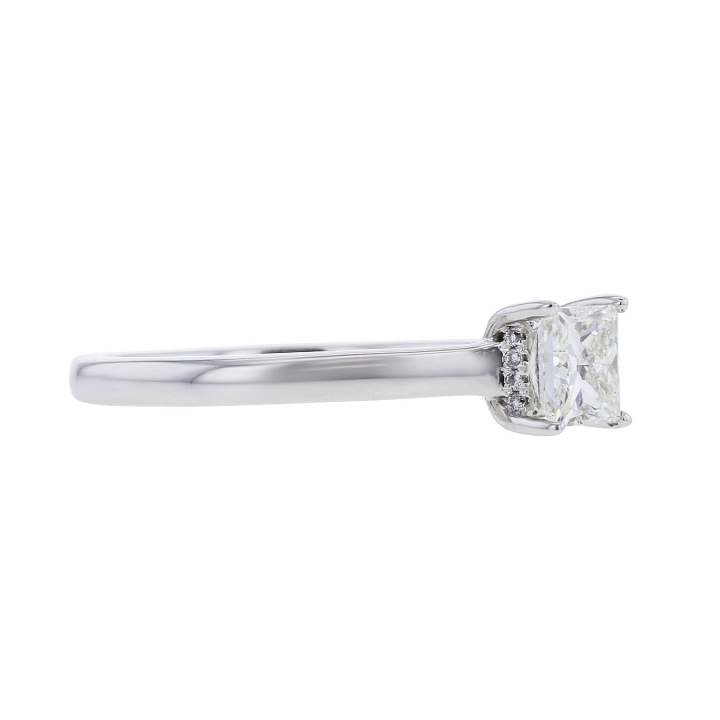 Esme Princess Hidden Halo Ready for Love Diamond Engagement Ring 3/4ct