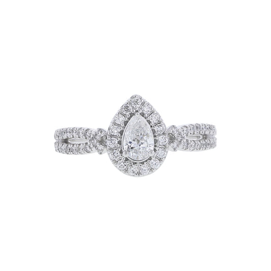 Aster Pear Ready for Love Diamond Engagement Ring