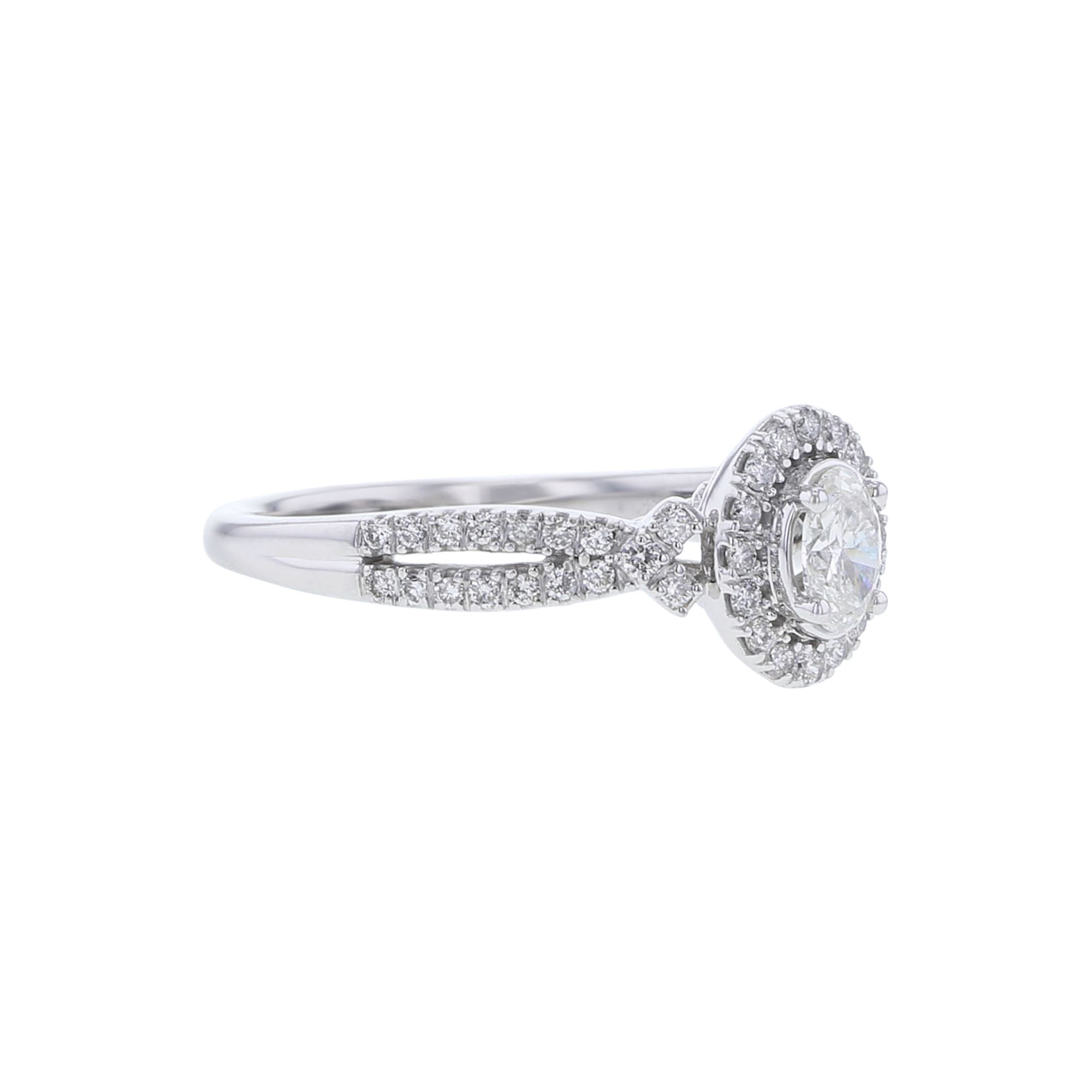 Aster Oval Ready for Love Diamond Engagement Ring