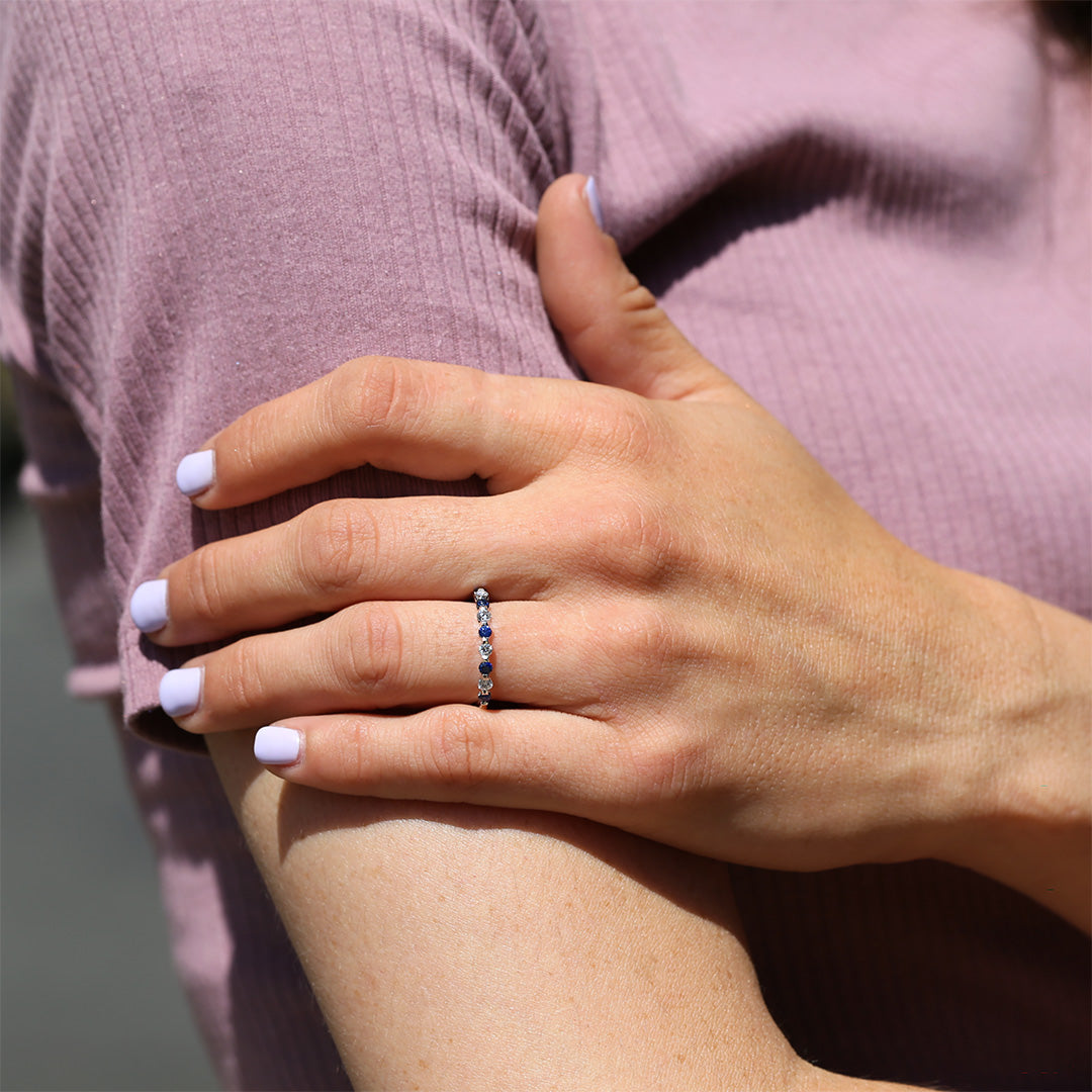 Lilou Sapphire and Diamond Ring