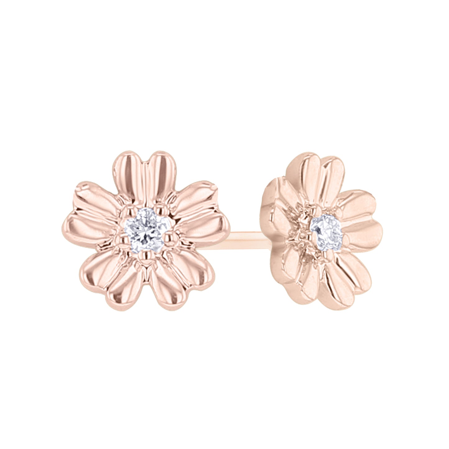 Petite Blossom Diamond Earrings