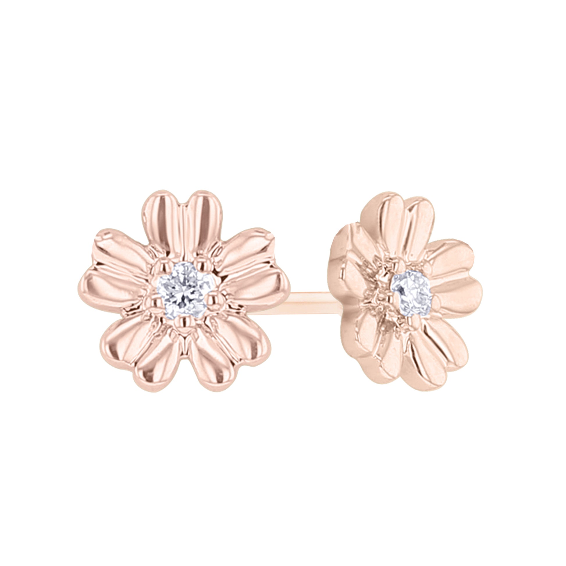 Petite Blossom Diamond Earrings