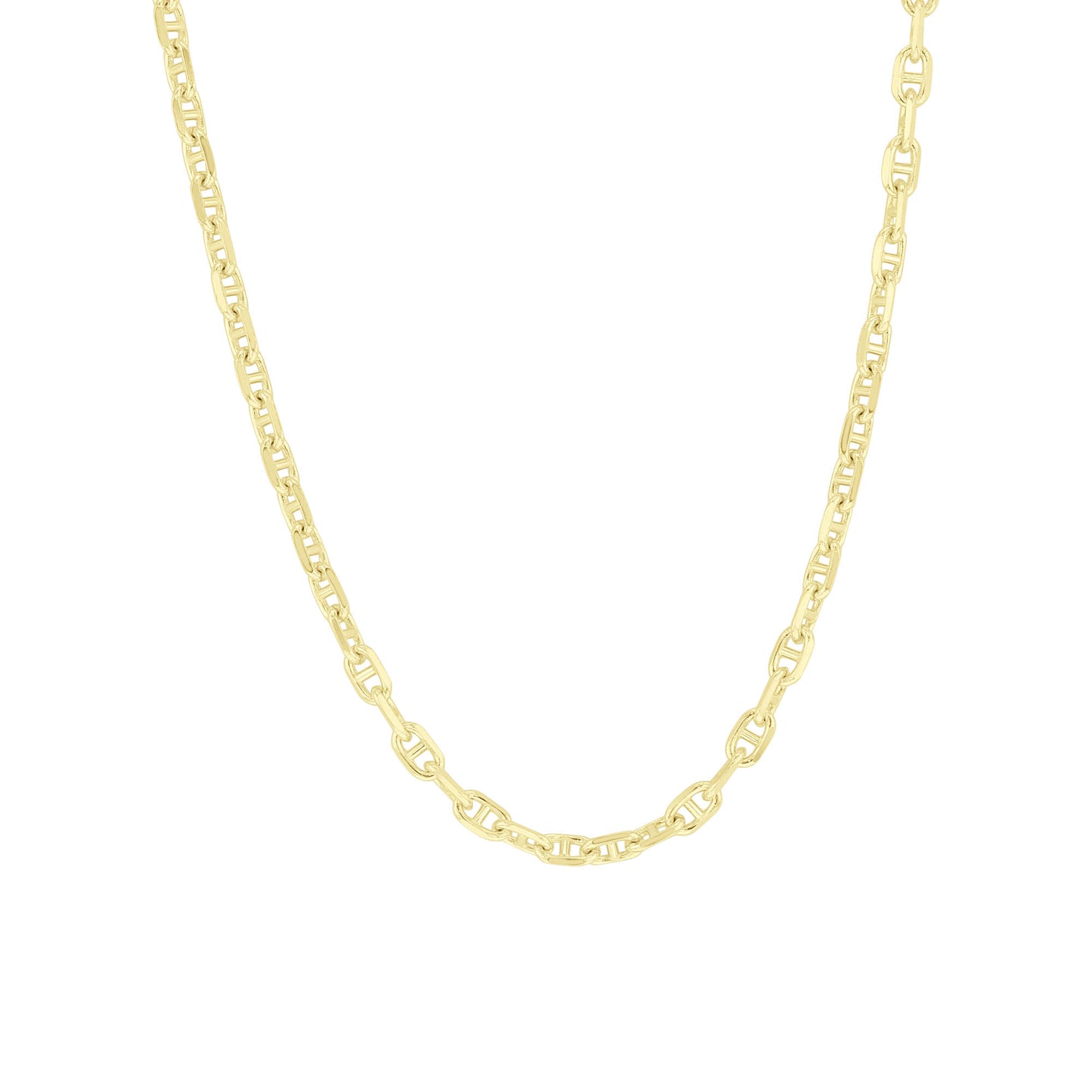 Vessel Marine Link Gold Chain Necklace 22“