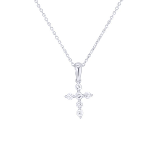 Devout Diamond Cross Necklace