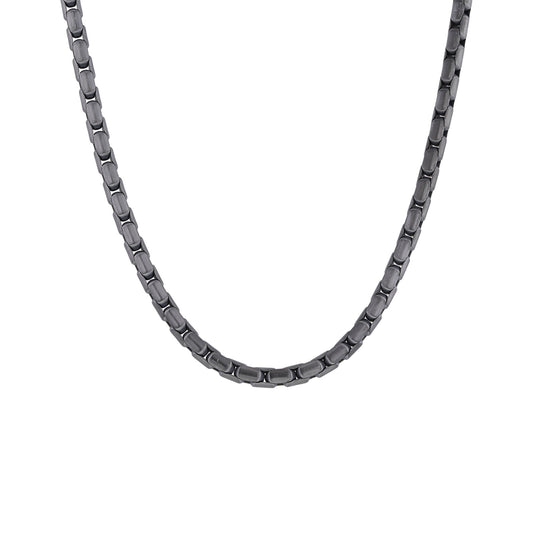 Benicio Stainless Steel Box Chain Necklace