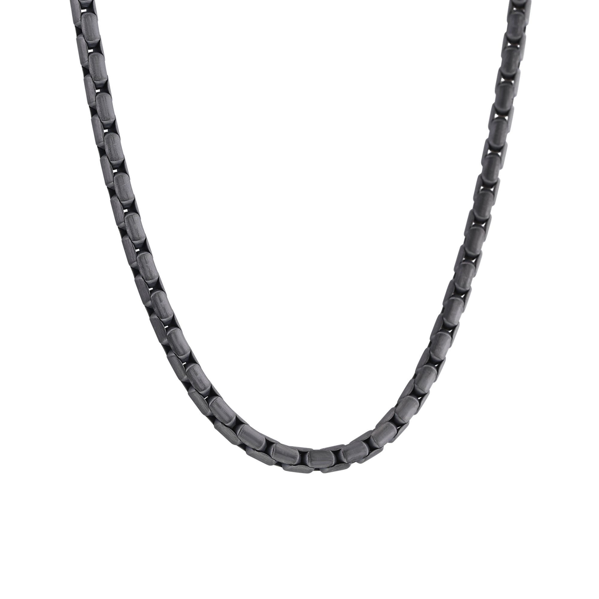 Benicio Stainless Steel Box Chain Necklace