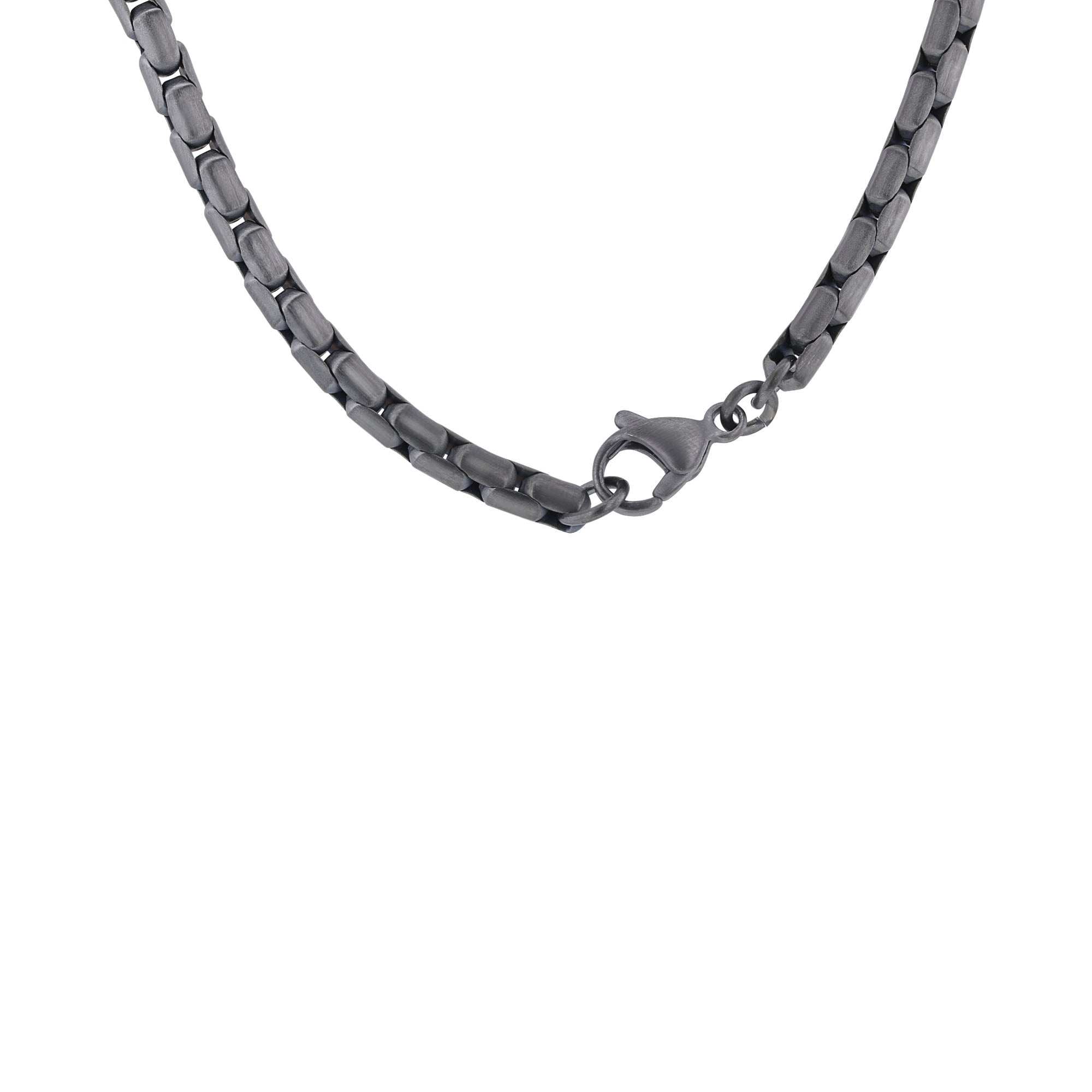 Benicio Stainless Steel Box Chain Necklace