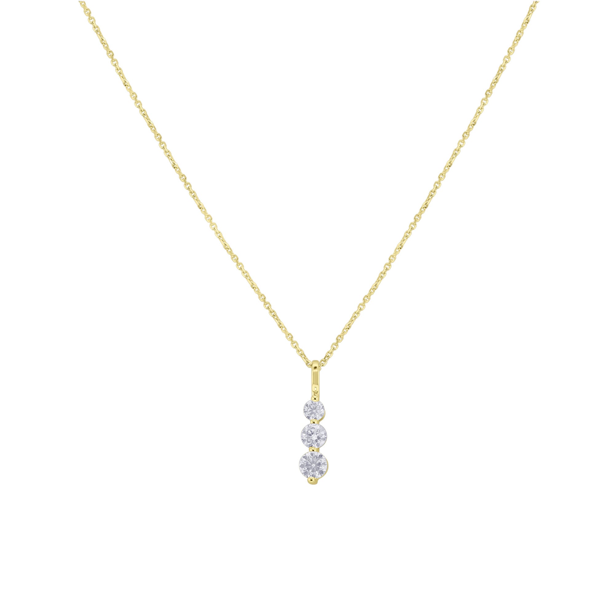 Journey Diamond Necklace 1ct