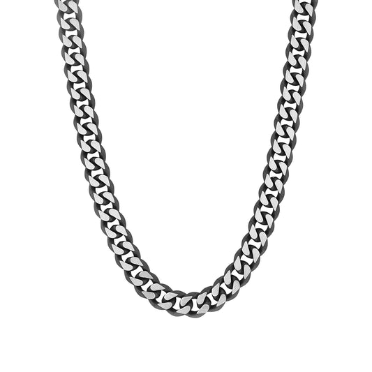 Bentayga Stainless Steel Black Ion Plated Curb Chain