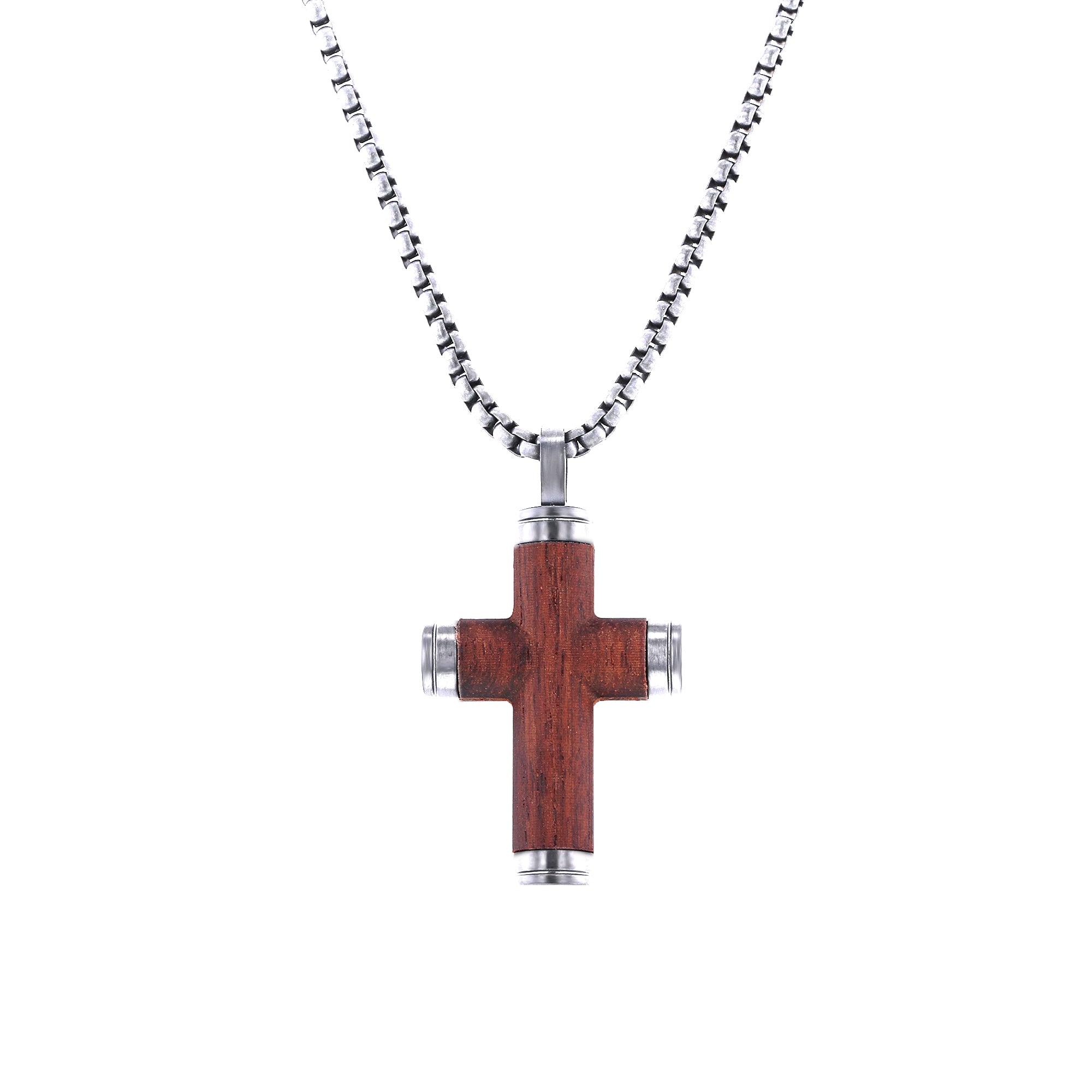 Amazon.com: Elysian Gift Shop Catholic Sterling Silver Confirmation Red  Cross Necklace with Descending Dove 1