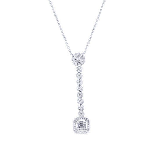 Rockette Diamond Drop Necklace