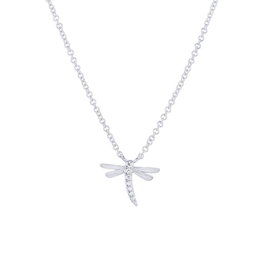 Dragonfly Diamond Necklace