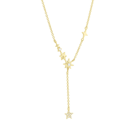 Starlet Diamond Drop Necklace