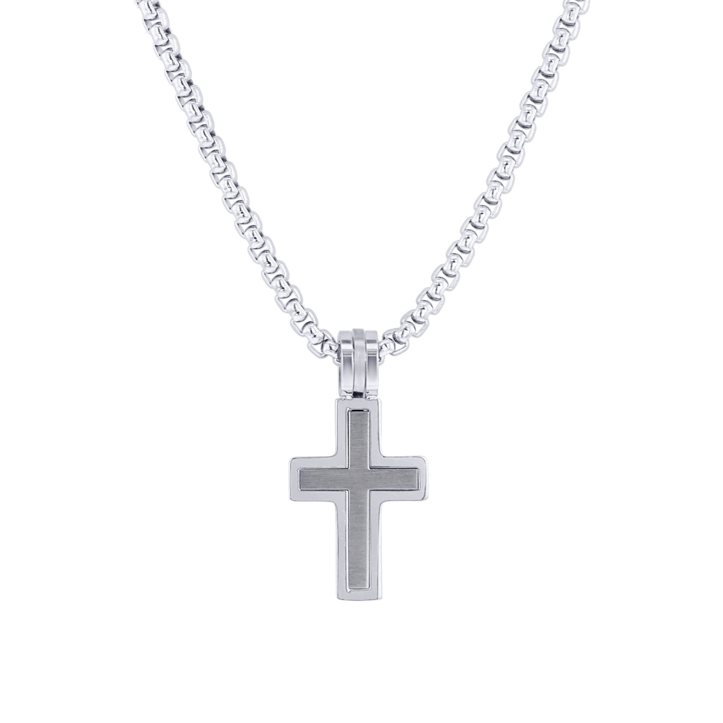 Virtue Stainless Steel Cross Necklace