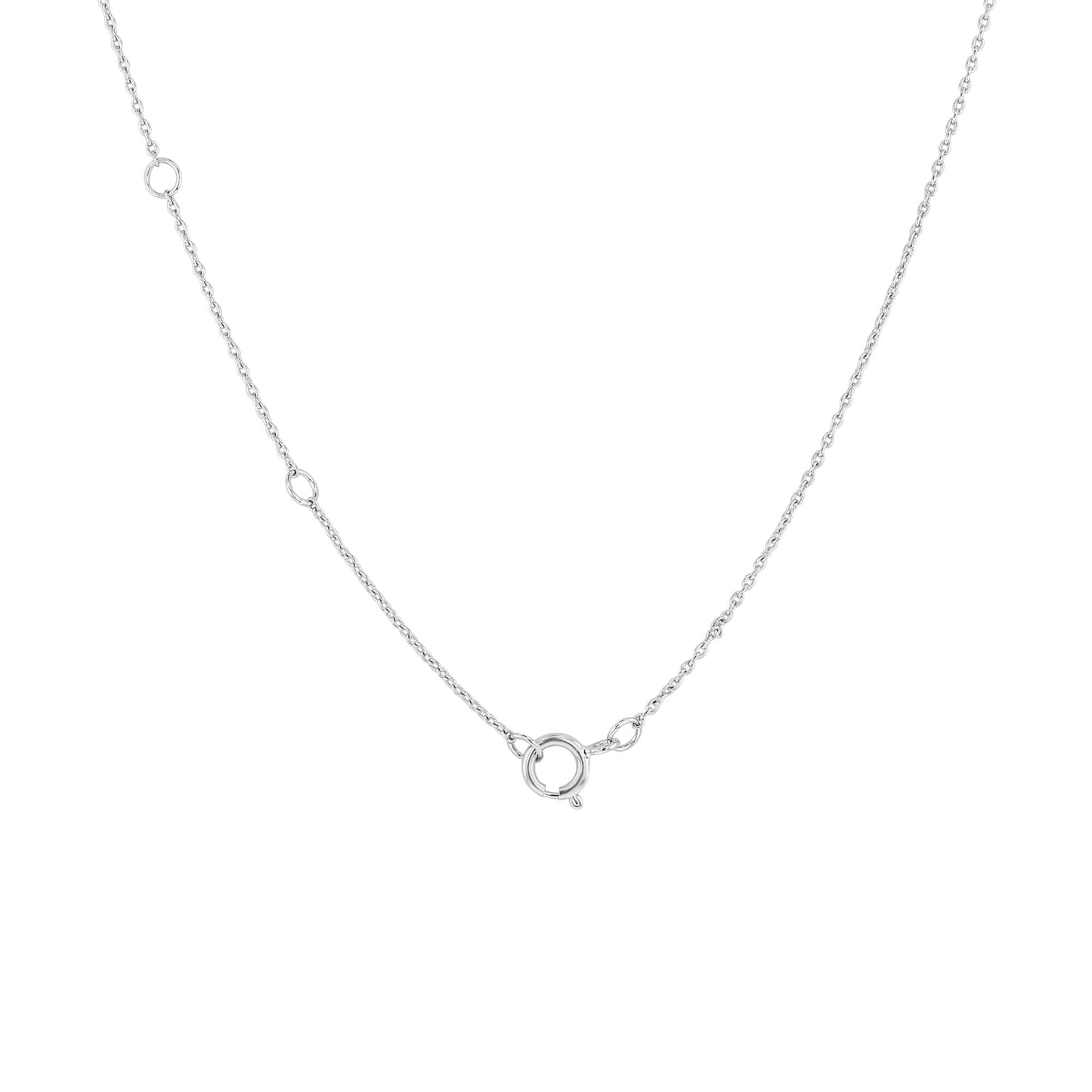 Classic Initial Diamond Necklace