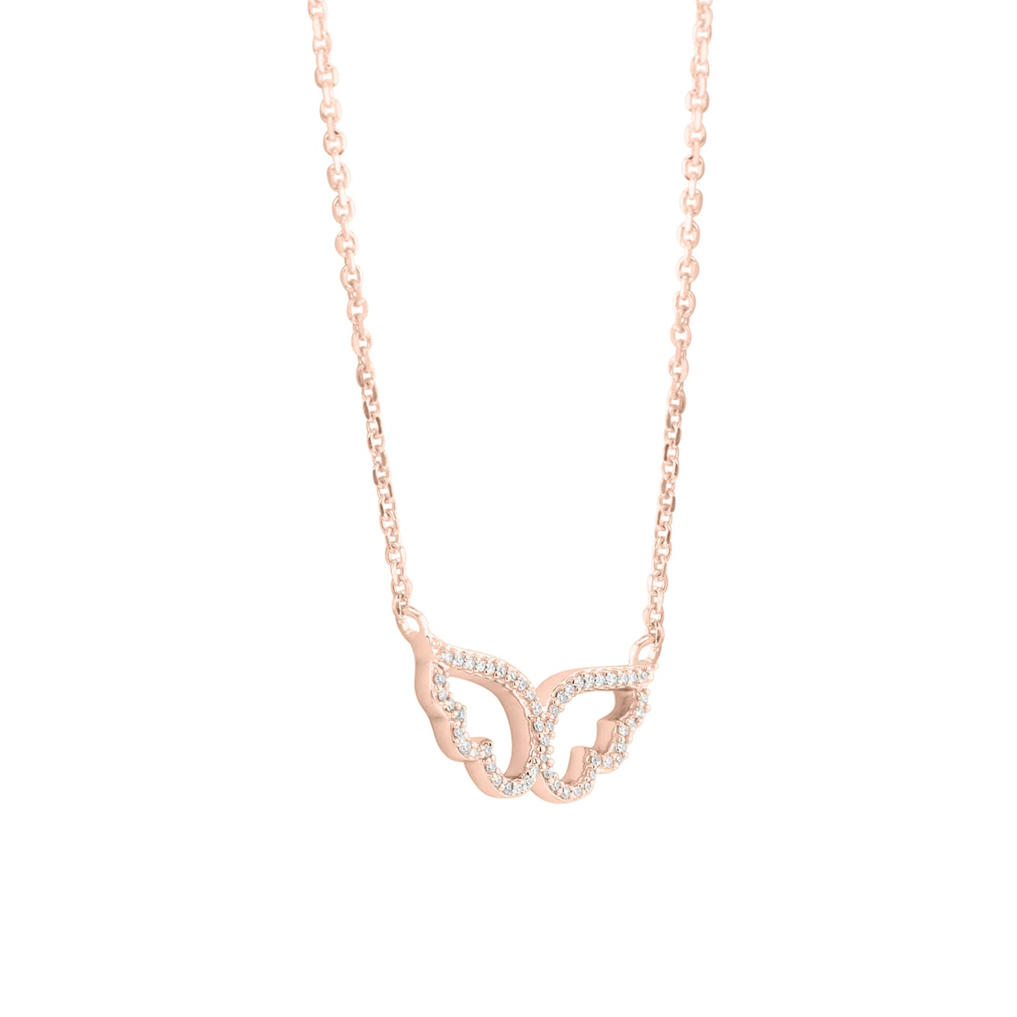 Wings of an Angel Diamond Necklace