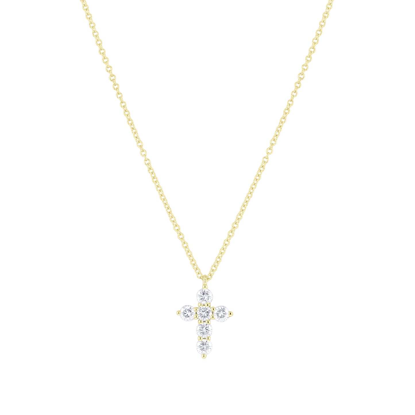 Holy Diamond Cross Necklace 1/2ct