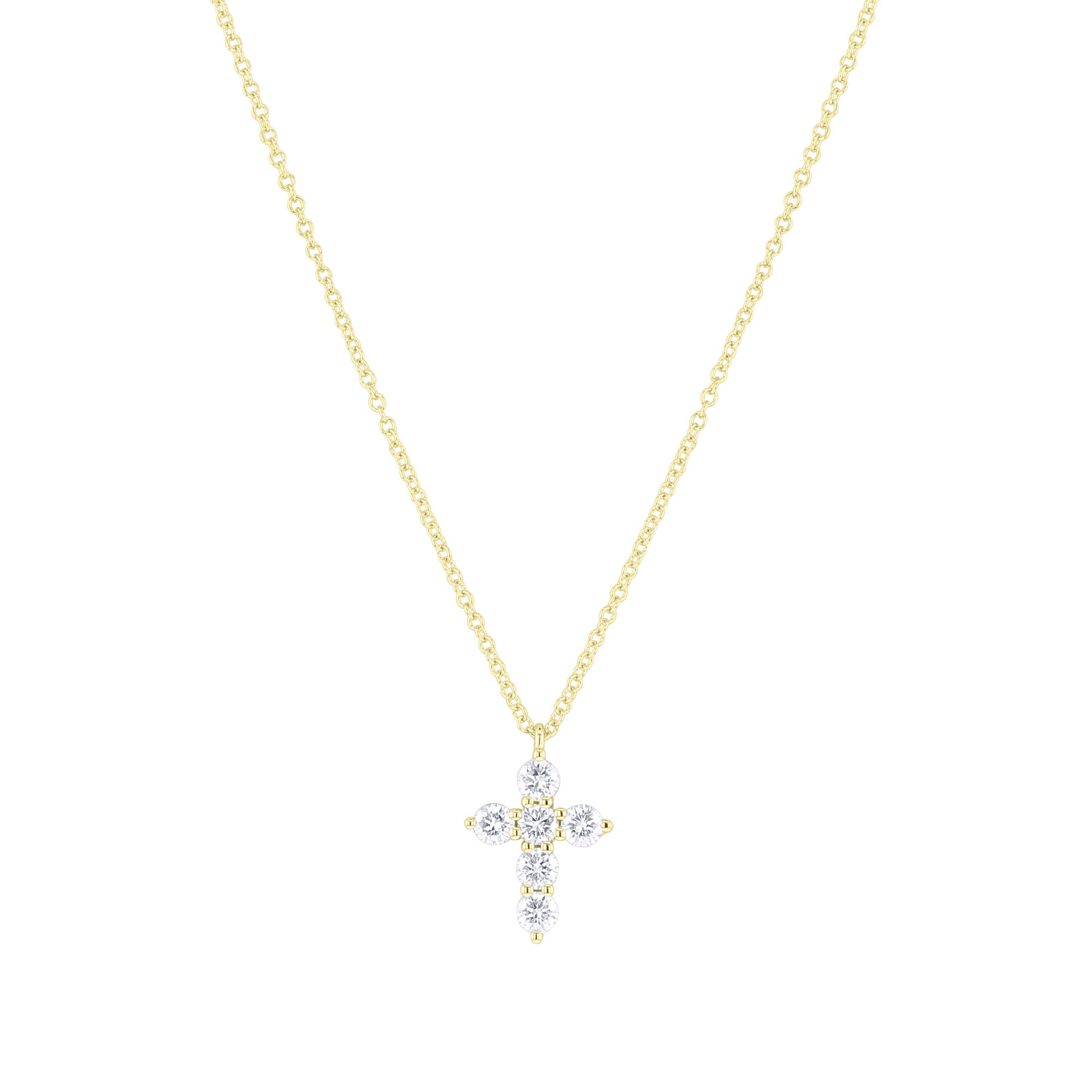Holy Diamond Cross Necklace 1/2ct