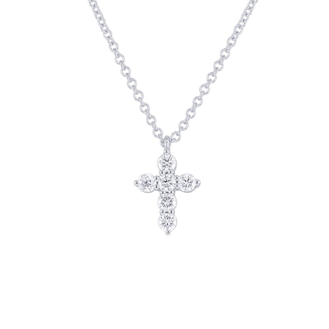 Holy Diamond Cross Necklace 1/4ct