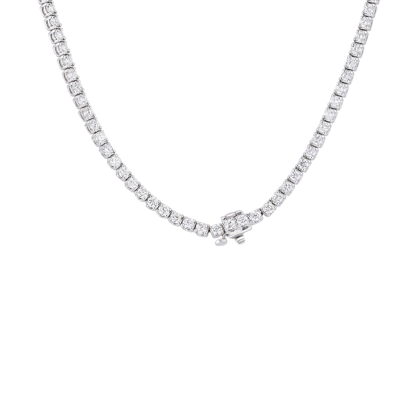 Divinely Classic Diamond Tennis Necklace 10ct