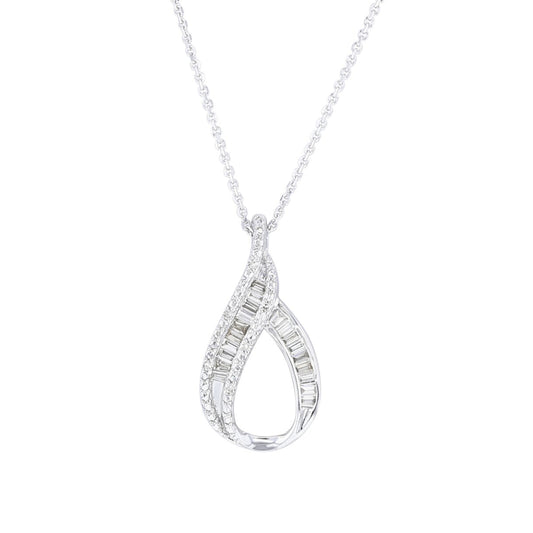 Silver At Last Diamond Necklace