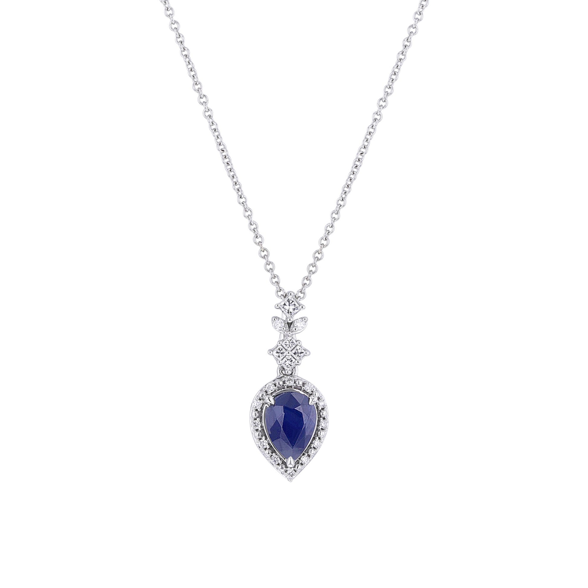 Katerina Sapphire and Diamond Necklace