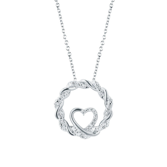 Wrapped Up In Love Diamond Necklace